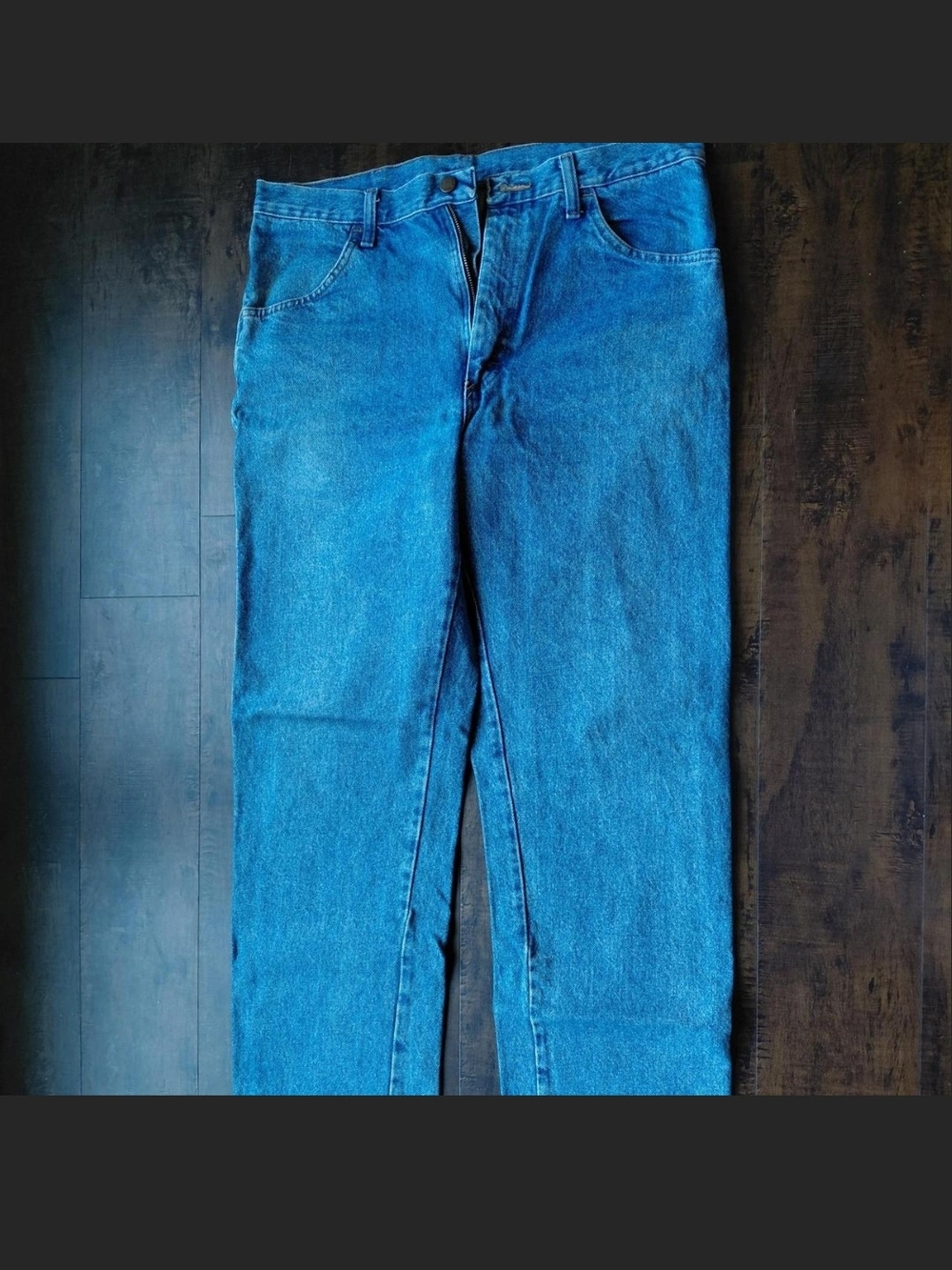 Rustler Men's Blue Straight-Leg Jeans